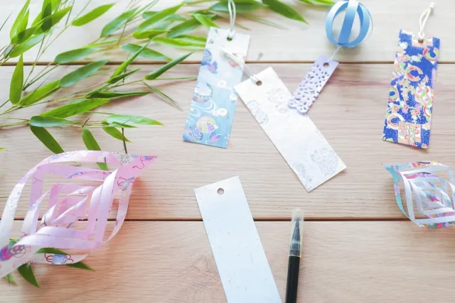 七夕飾り 野沢園ブログ グリーンレンタル 植物装飾