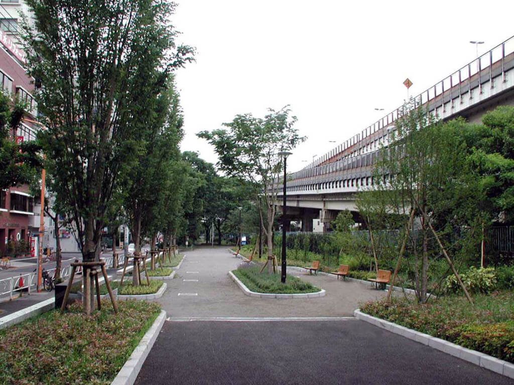墨田区堅川第一公園　野沢園造園部施工事例