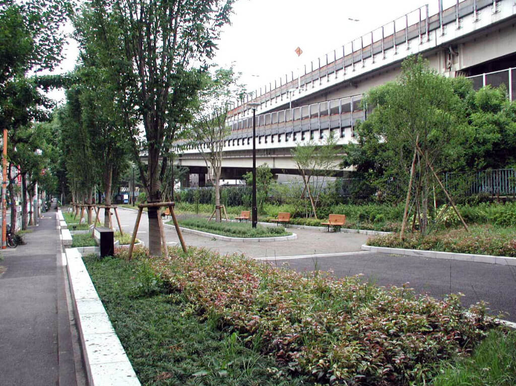 墨田区堅川第一公園　野沢園造園部施工事例