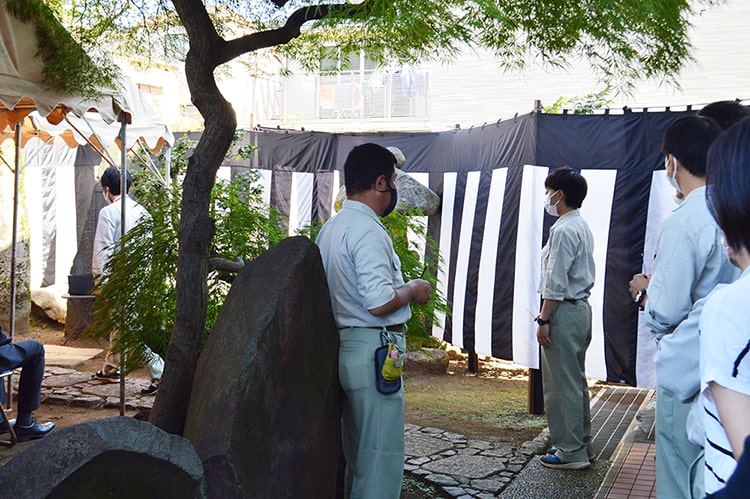 供養祭の様子