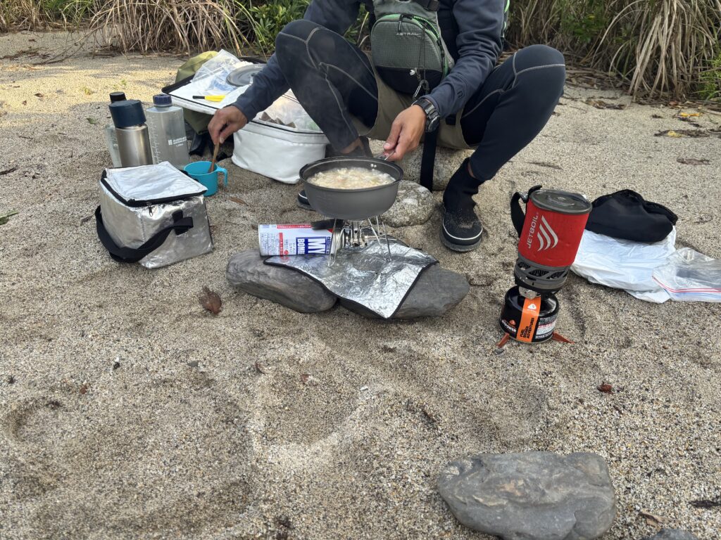 屋久島研修旅行　朝ごはん　野沢園blog