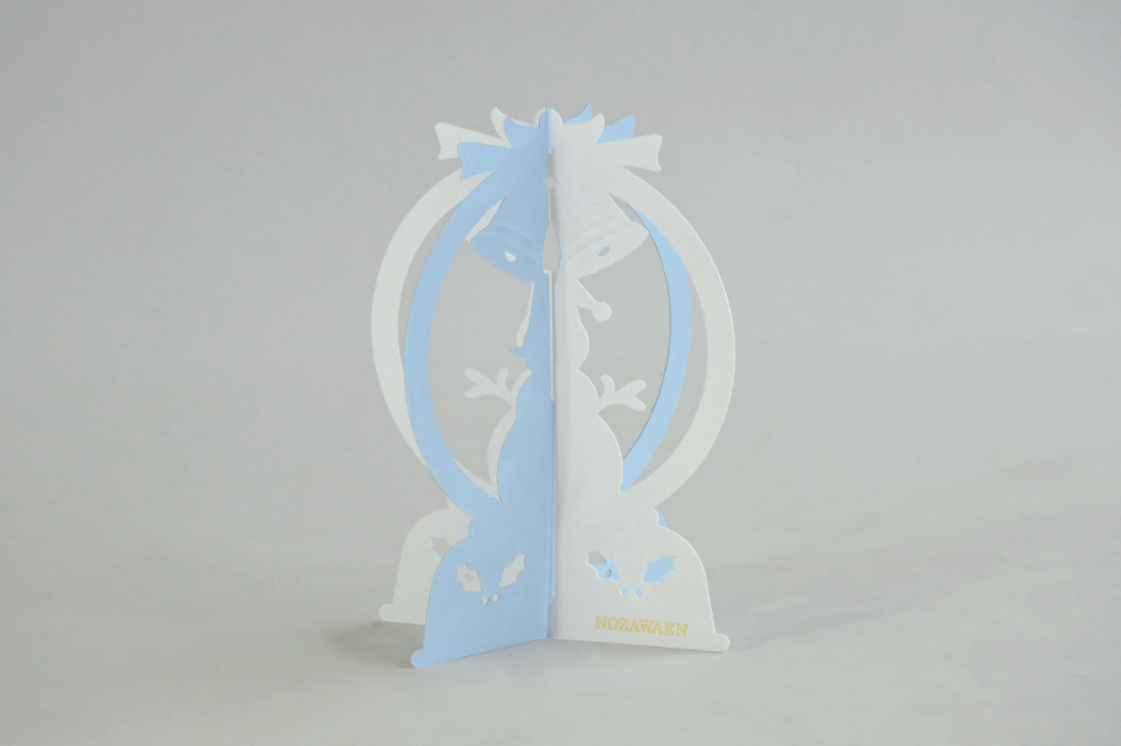 スノードームのペーパークラフト　野沢園blog