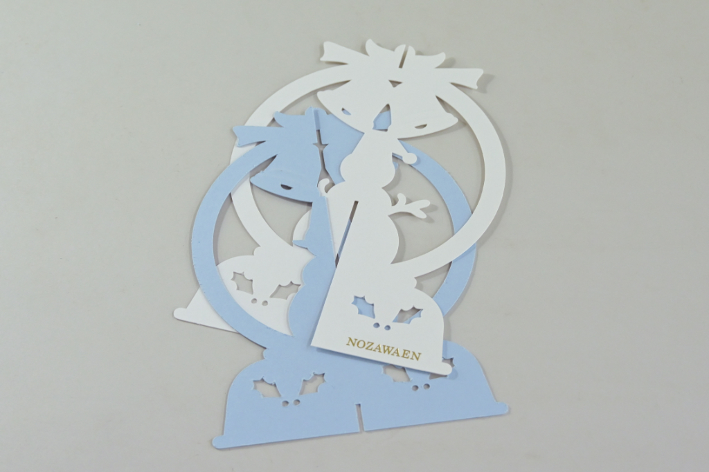 スノードームのペーパークラフト　野沢園blog