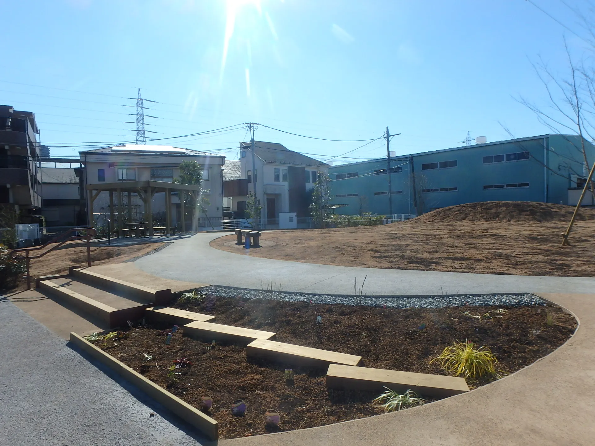 世田谷区北烏山5丁目広場　野沢園施工事例　造園